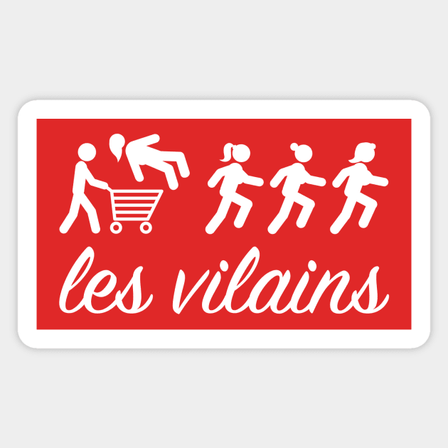 LES VILAINS Sticker by ANY GIVEN FILM